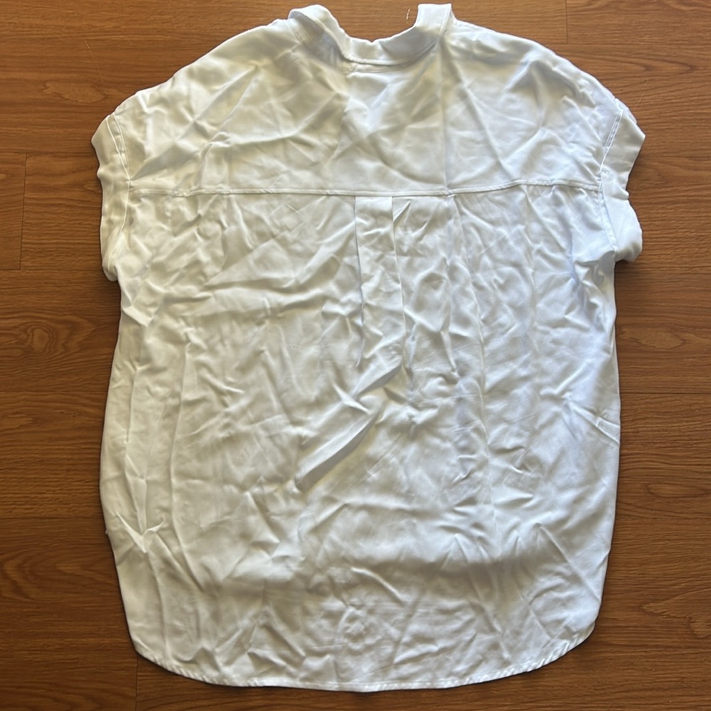 Jane and Delancey White Button-Down Shirt - Picture 4 of 4